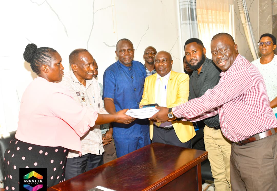 Contract signing  for  LOT 4 & 5 Road construction & Upgrading