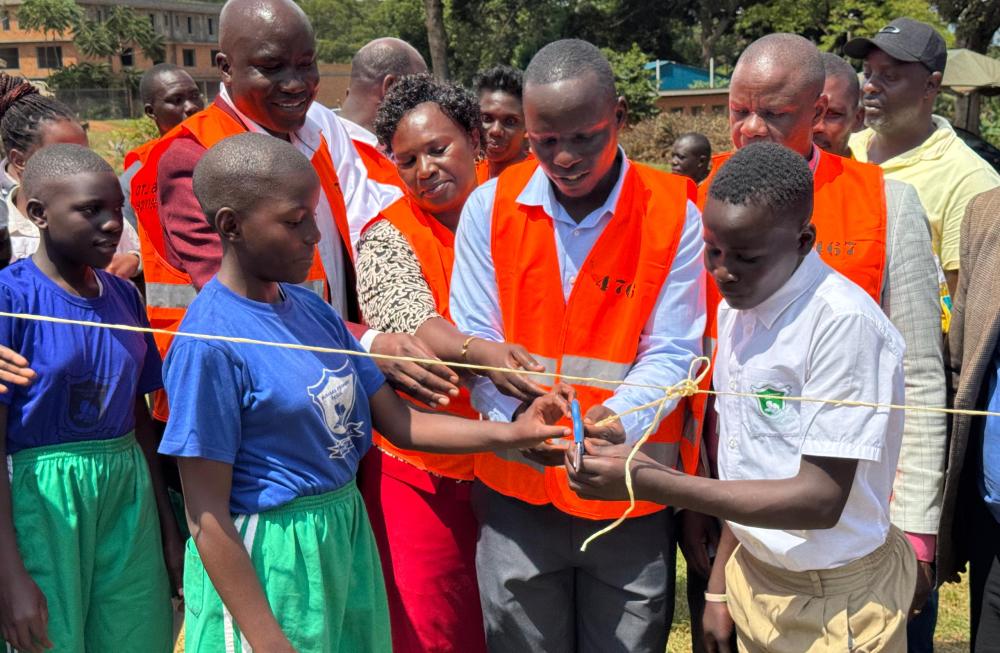 Ground Breaking Ceremeony of a 2 Classroom Block at Busabala Primary School