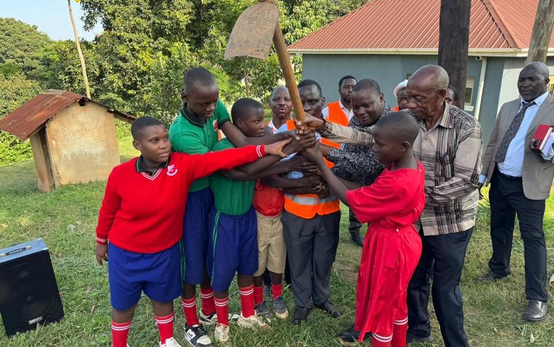 Ground Breaking Ceremony of a 2 unit staff house  at Bunamwaya CU Primary School