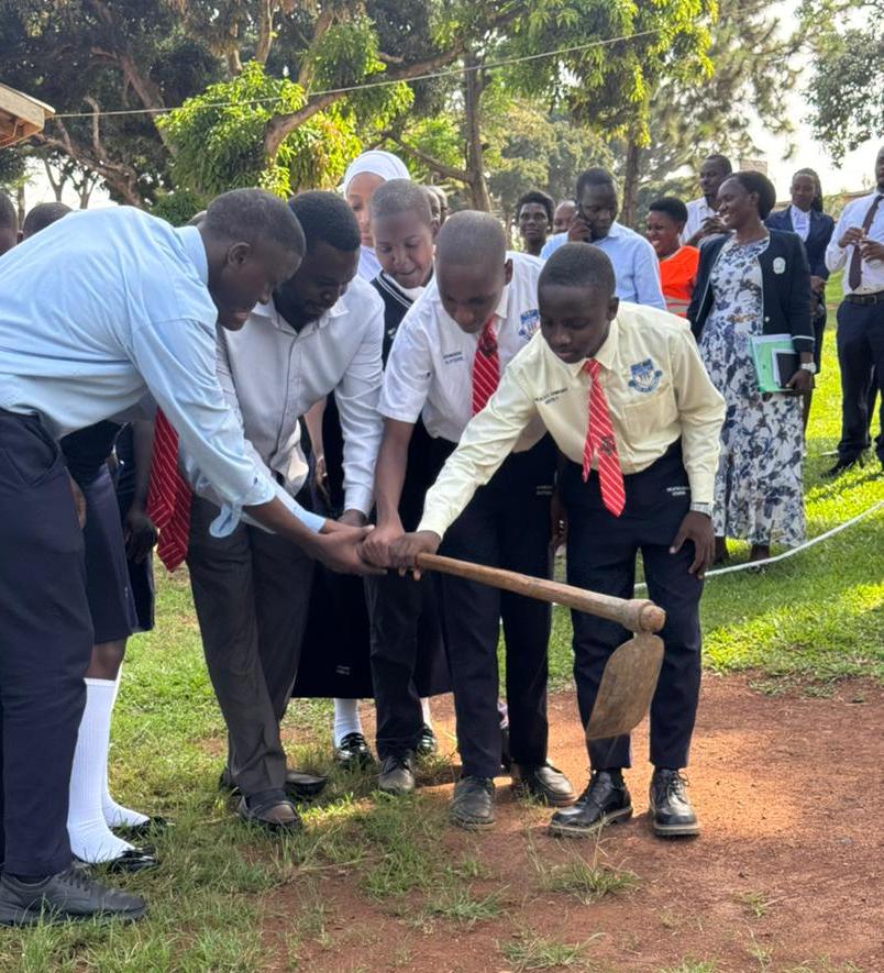 Groung Breaking Ceremony of a 2 Classroom Block at Aggrey Memorial School