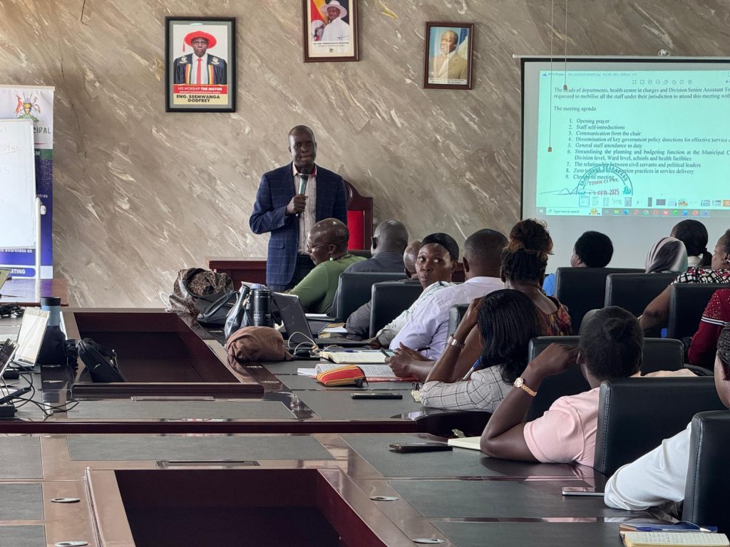 Meet, greet & dine with our new Town Clerk, Mr. Otimong Moses.